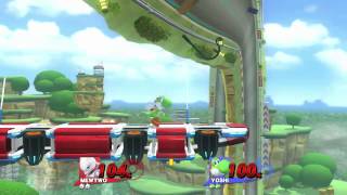 Super Smash Bros. Wii U Match Highlights #3 - My best tech EVER.
