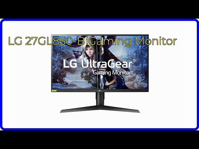 REVIEW (2026): LG 27GL850-B Gaming Monitor. First Look. - YouTube