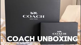 Coach | Unboxing Coach Pouch 28 with Pillow Quilting #unboxingvideo #pouch