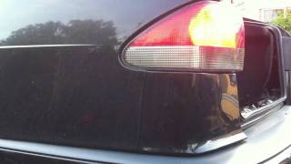 Exhaust sound Saab 900 1995 with 3"JT system - only one rear muffler 1996 Saab 900 Muffler