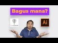 Adobe illustrator vs corel draw, mana yang lebih bagus?