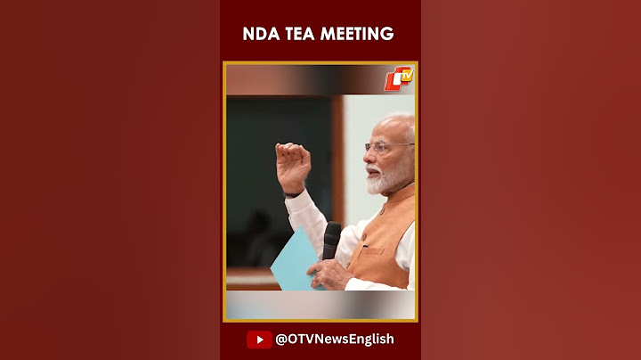 NDA Leaders Attend Tea Meeting At The Residence Of PM-Designate Narendra Modi