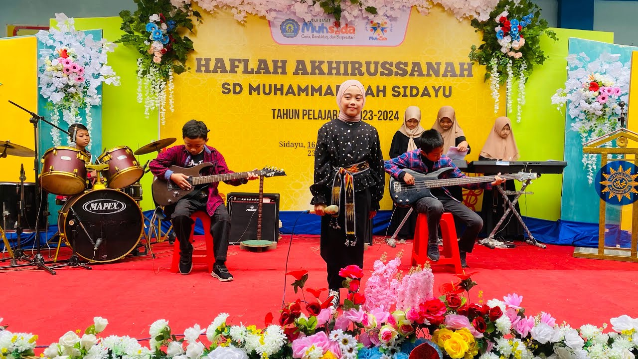 Penampilan Band Bocah | Haflah Akhirussanah SD Muhammadiyah Sidayu