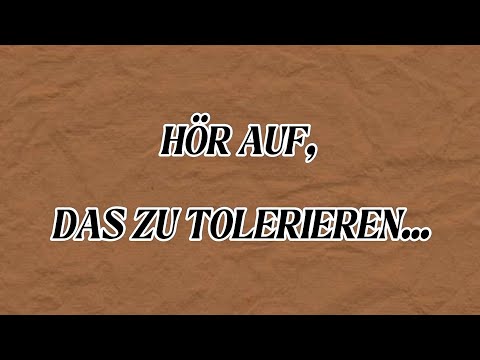 Wenn jemand dich immer wieder enttäuscht, ist DAS deine Antwort...