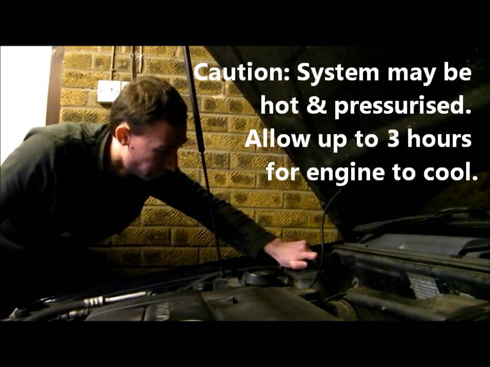 How to top up the cooling system with coolant (antifreeze). YouTube