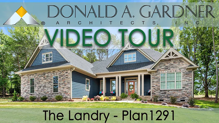 Small house plan with a one-story floor plan and t...