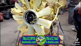 8054 0918252 USED 1.996 CATERPILLAR 3406B ENGINE, 425HP, JAKE BRAKE, ARR:129-1714; ESN:8PN09824