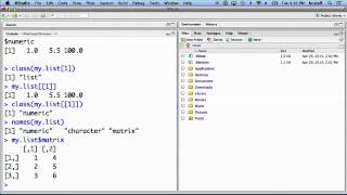 1.5 Lists and Data Frames (Variables and Data Structures)
