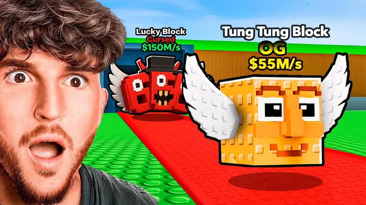 CaylusBlox! Opening BANNED LUCKY BLOCKS in Steal a Brainrot