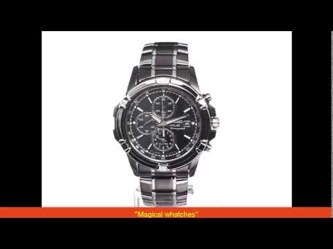 seiko men's ssc143 stainless steel solar watch with link bracelet