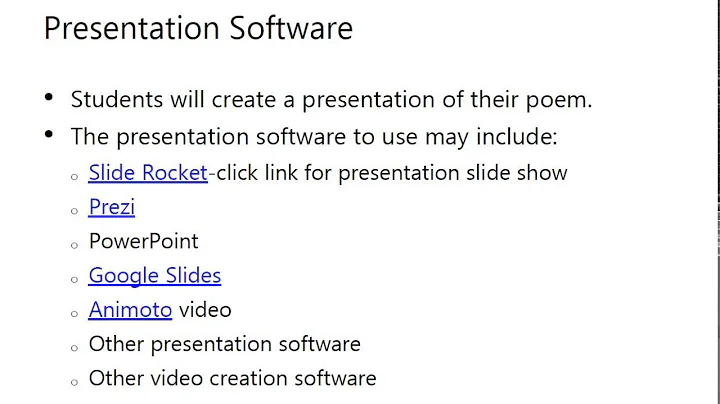 Digital Poetry Project