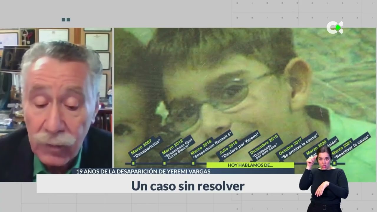 Se cumplen 19 años de la desaparición de Yeremi Vargas