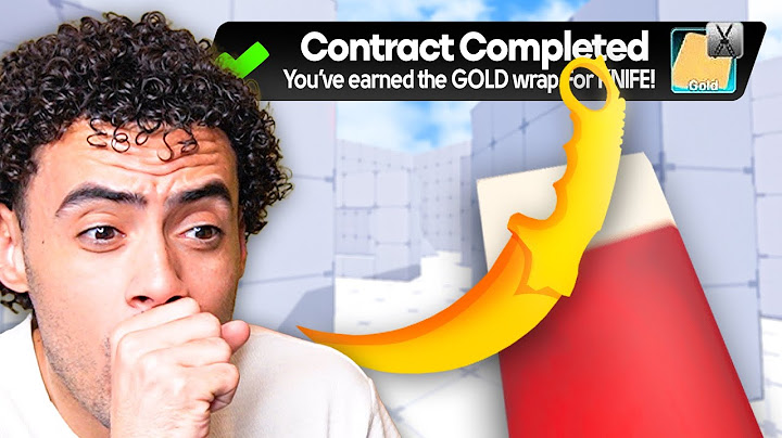 I Unlocked The GOLD KNIFE in Rivals!