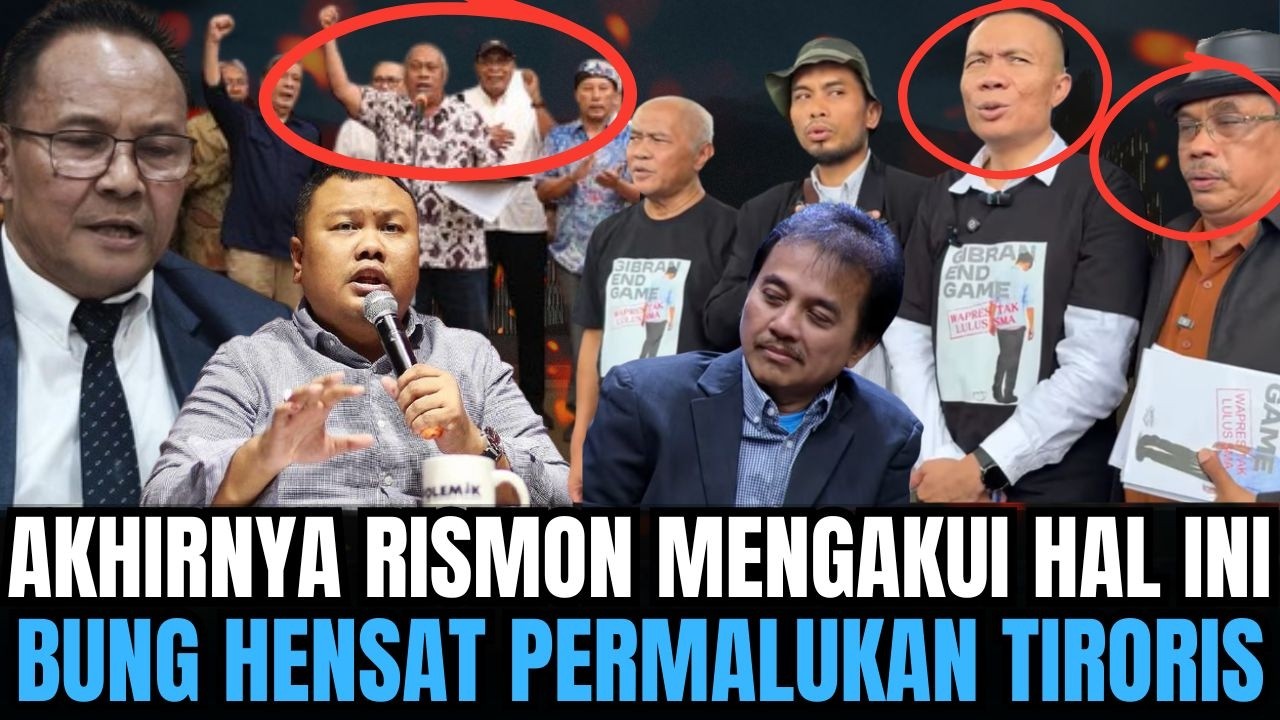 RISMON AKHIRNYA MEMBUAT PENGAKUAN YANG MENGEJUTKAN! HENDRI SATRIO PERMALUKAN GEROMBOLAN TIRORIS!