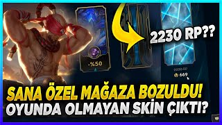 SANA ÖZEL MAĞAZA BOZULDU ! OYUNDA OLMAYAN RP'DE SKİN ÇIKTI !