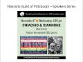 Fiberarts guild of pittsburgh lecture series  chiachio  giannone