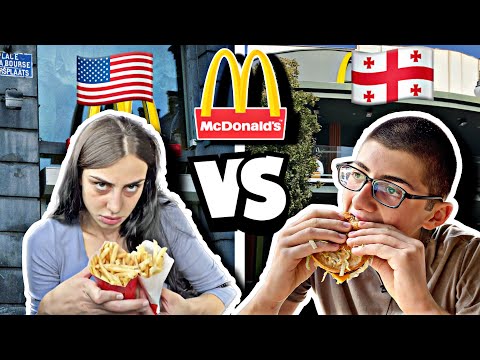 ამერიკული VS ქართული McDonald's 😋