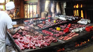 Parrilla del Sur asado uruguayo en la parrilla mas grande del sur de Brasil