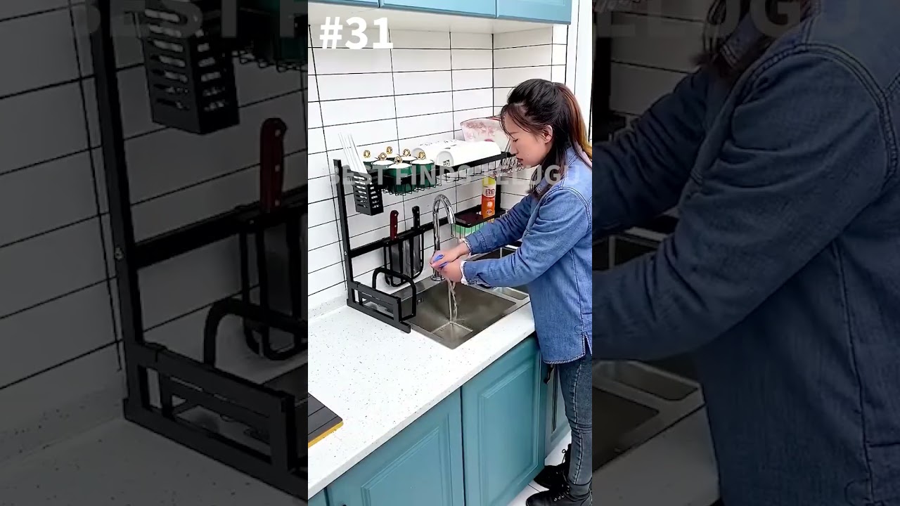 Small Kitchen Ki Perfect — Over Sink Dish Rack! 