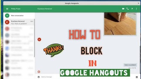 How to block or unblock in #hangouts || hangouts basics 2020
