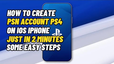 How To Create Psplus PSN Account On Iphone | How To Create PLAYSTATION ID on ios In 2 Minutes