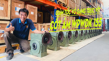 WPWDK GIẢM TỐC VỎ GANG TRỤC VÍT BÁNH VÍT VỚI CÔNG SUẤT 10HP