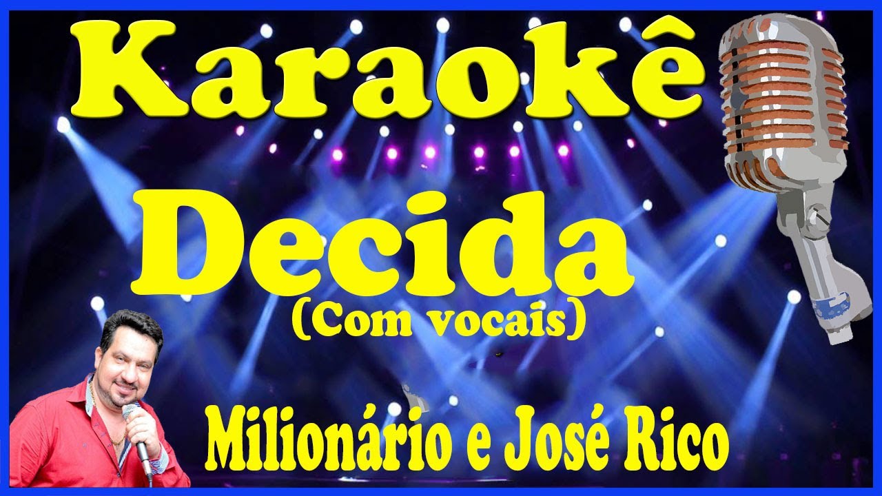 Karaokê -Quem Disse Que Esqueci - Milionário e José Rico 🎤 