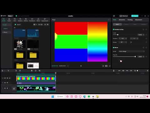 How You Can Create This Trending Easy Rainbow Neon Outline Video Effect On CapCut PC?