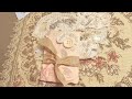 Shabby vintage chic mini folder quick easy fun journals, scrapbooking arts, crafts, ephemera