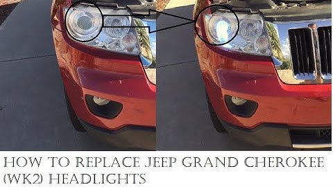 2011 jeep grand cherokee overland hid headlight assembly