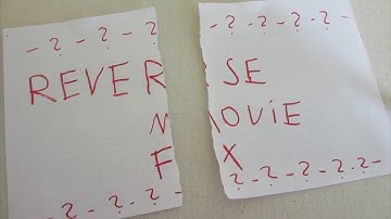 Magic Paper - Reverse Movie FX for iPhone / iPad