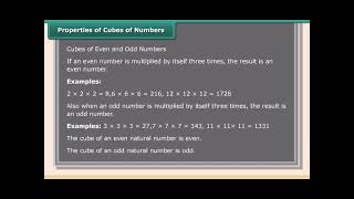 Cubes And Cube Roots