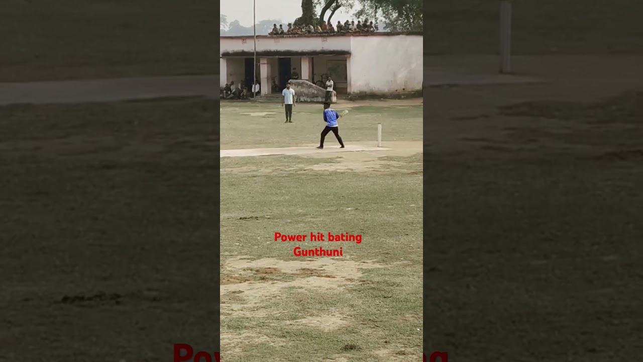 Power hit ating batsaman Gunthuni mahavir cricket team Gunthuni