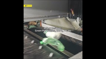 Higher Quality, Higher Profits!Sorting Clear and Blue PET Bottles in Bottle Depot!