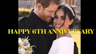 Happy 6th year’s wedding anniversary to Price Harry and Princess Meghan