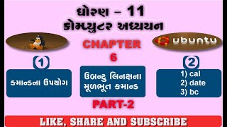 CH-6 COMPUTER BASIC UBUNTU LINUX COMMANDS PART-2 GUJARATI MEDIUM