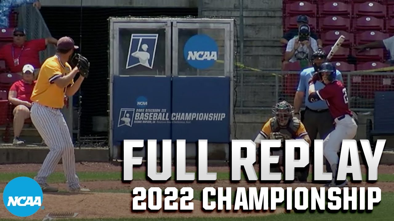 2022 DIII baseball championship final game 1: Eastern Connecticut State vs Salisbury I Full Replay