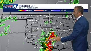 TIMELINE: Tornado and flooding risk with severe storms Wednesday in Oklahoma (Sept. 30, 2026)