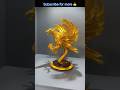 Stunning Golden Wire Art | How This Beautiful Bird is Made by Hand! #viral #shorts #ai #viralshorts