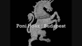 Video thumbnail of "poni hoax  : budapest"