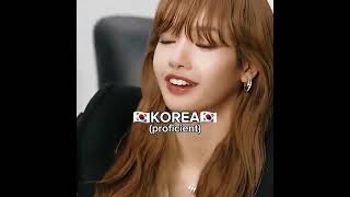 she's a language genius, multilingual queen. #lisa #lalisa