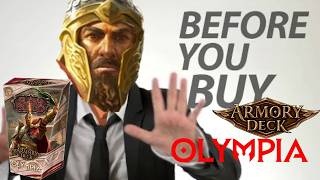 BEFORE YOU BUY : OLYMPIA ARMORY DECK - FLESH AND BLOOD - #fabtcg