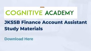 FAA, SI, JA. Hand Written Study Material by cognitive academy