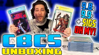 CBCS Comic Book Unboxing 9.8s 9.9s and Signature Series