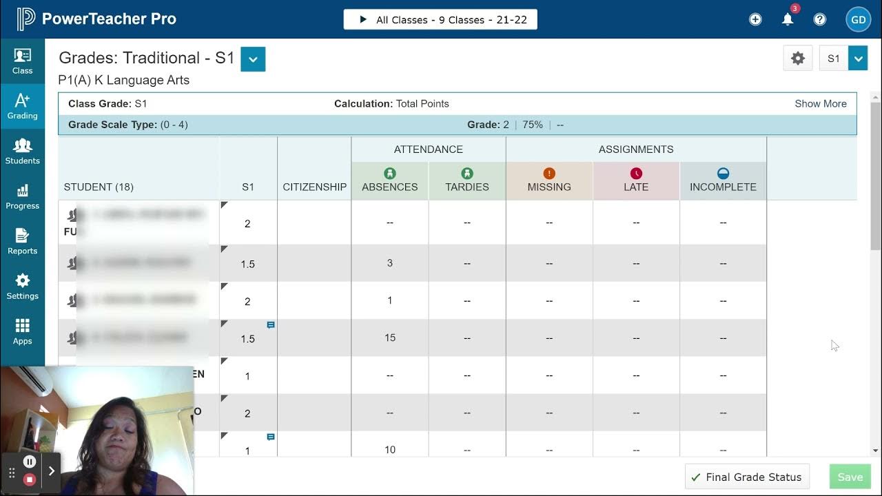 PowerTeacher Pro Finalizing Grades YouTube