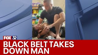 Chicago black belt takes down man who allegedly punched 7-Eleven clerk screenshot 2