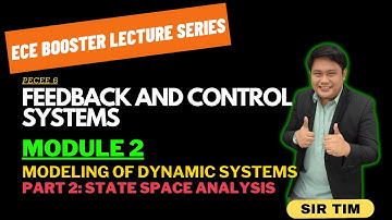 Feedback and Control Systems | State Space Analysis | TUP ECE LECTURES