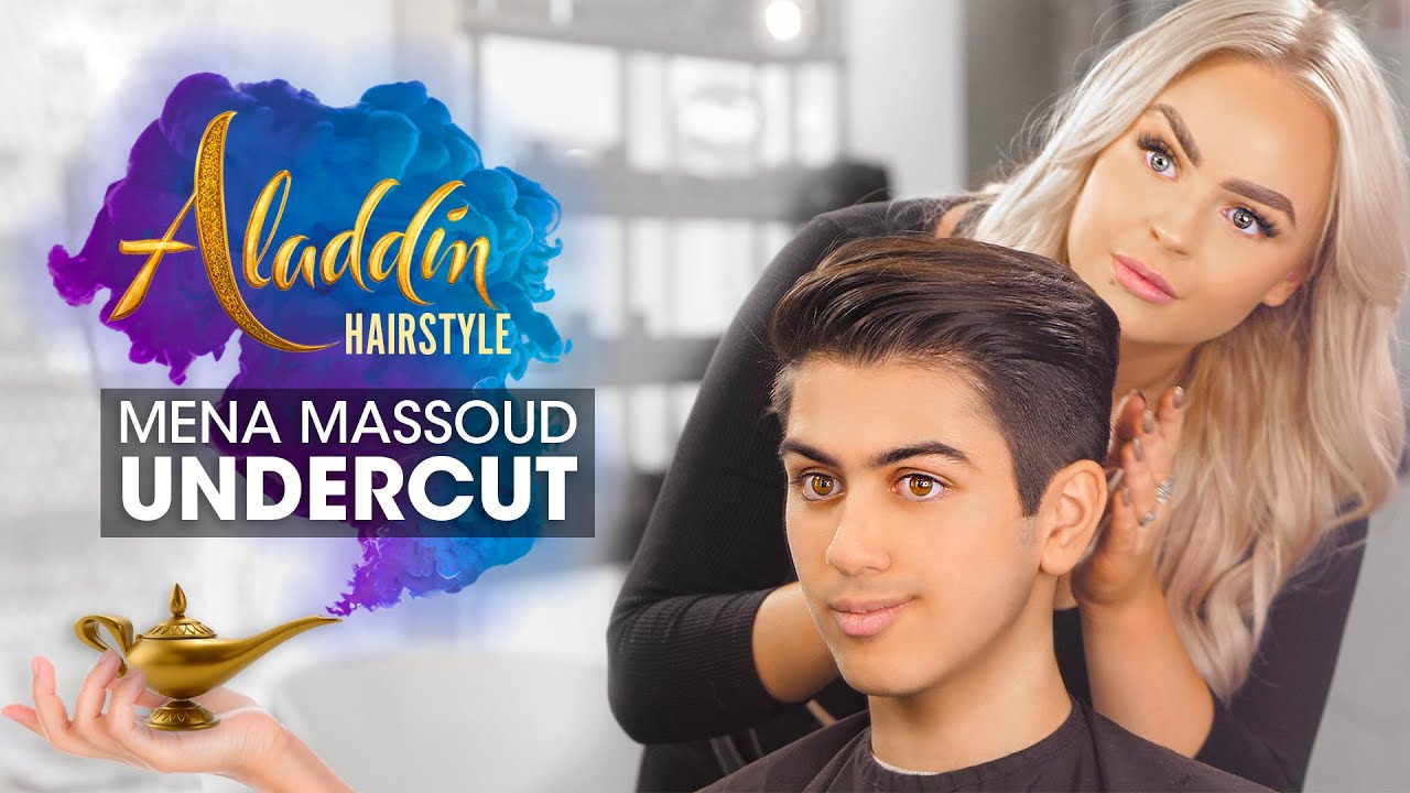 ⁣Aladdin Hairstyle Inspiration - Mena Massoud Long Undercut - Slikhaar TV