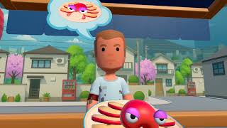 🇺🇸🇬🇧 🥷 FrOgZ – BARU & GRATIS - Simulator Toko Ninja Makanan (Meta Quest 2/3/3S/Pro) VR Pemotongan... screenshot 4