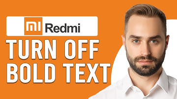 How To Turn Off Bold Text On Redmi (How To Disable Bold Text On Redmi)